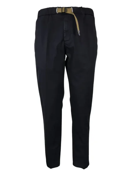 Pantaloni White Sand cu cataramă alb