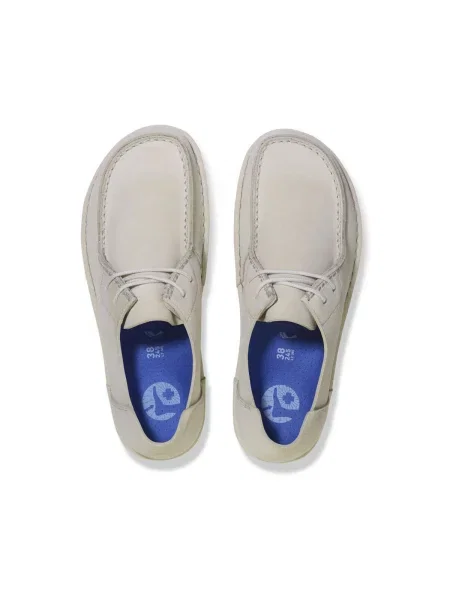 Pantofi Birkenstock din dantelă alb