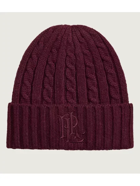 Lauren Ralph Lauren Căciulă burgundy roșu