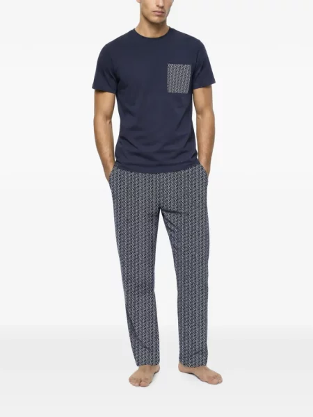 Lung pijamale Karl Lagerfeld albastru
