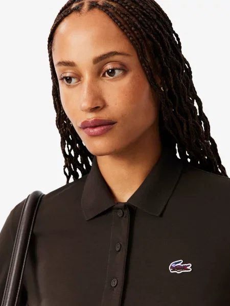 Поло Lacoste коричневий