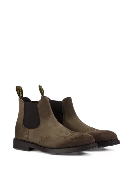 Brogues Doucal's din piele de căprioară maro