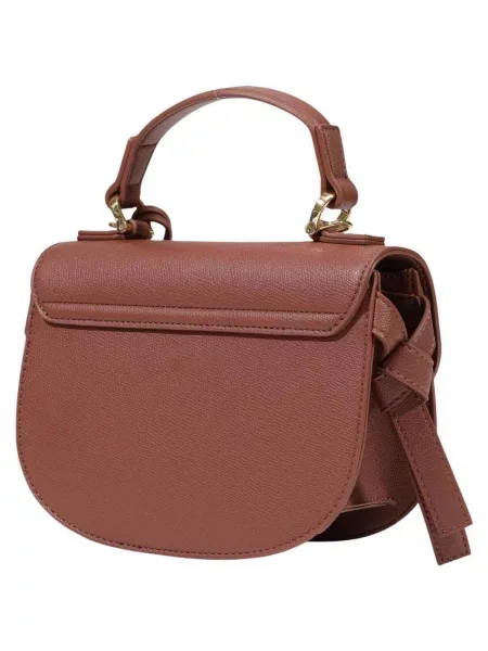 Crossbody kabelka Love Moschino z ekologickej kože hnedá