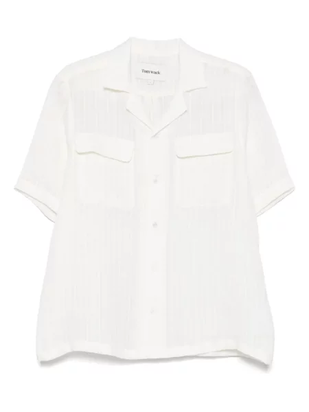 Cămașă Tonywack de in alb