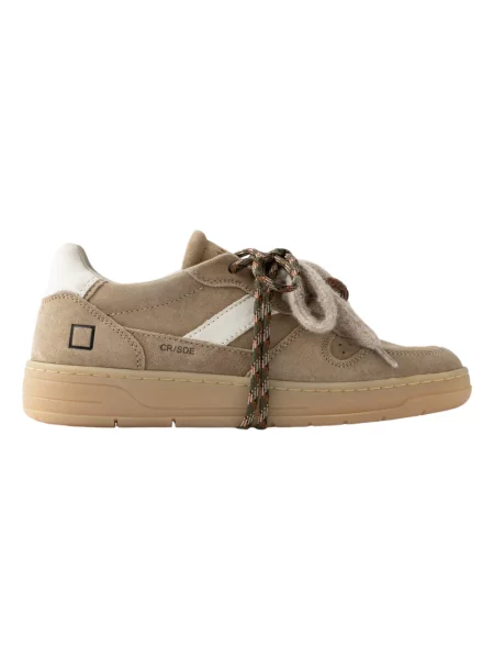 Sneakersy D.a.t.e. skórzane beżowe