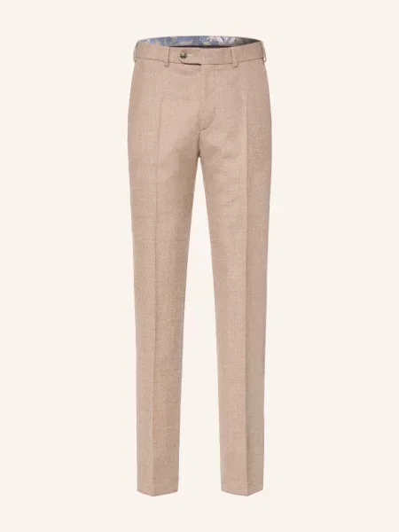 Digel Spodnie Garniturowe Sergio Modern Fit beige beżowe
