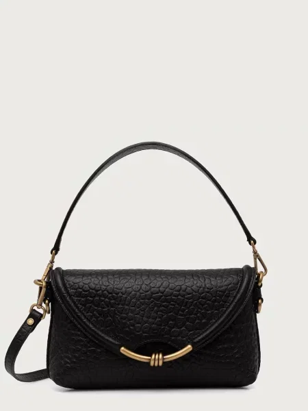 Gianni Chiarini geantă crossbody pentru femei din piele BEA negru