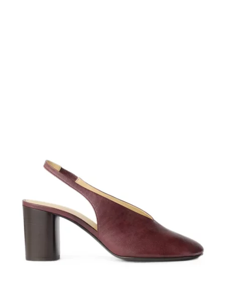 Pantofi cu toc Lemaire slingback roșu