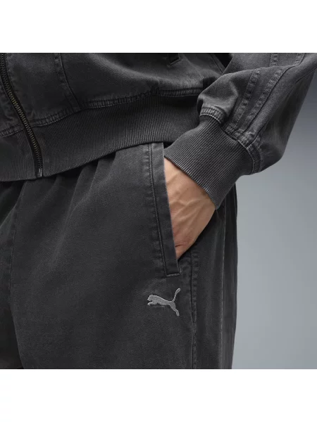 Spodnie dresowe unisex o luÅºnym kroju FUTURE.PUMA.ARCHIVE Washed Twill Akcesoria S czarny