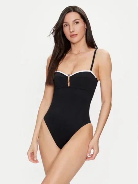 Chantelle Strój Kąpielowy Bandeau Authentic schwarz czarny