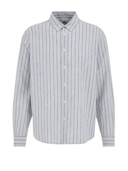 WE Fashion Košile světlemodrá / tmavě modrá