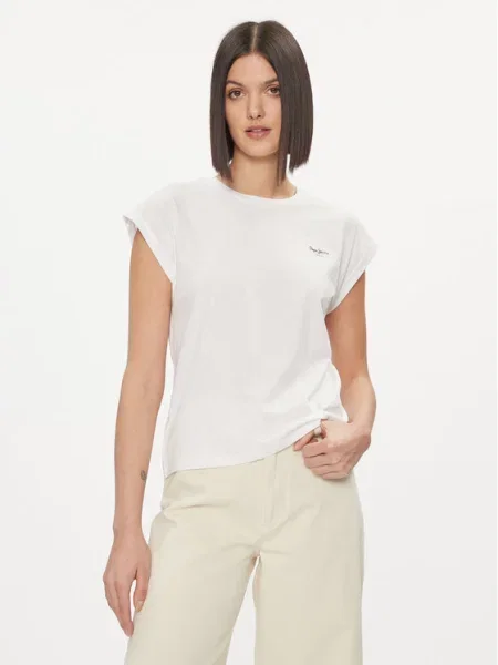 Pepe Jeans Bluză Bloom alb