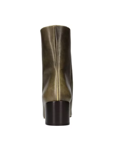 Buty do kostki Maison Skorpios skórzane brązowe