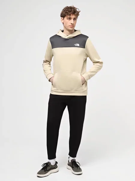 Флисовый свитер The North Face бежевый