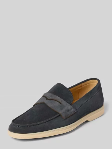 Loafersy z naturalnej skóry w imitacji zamszu Carl Gross
