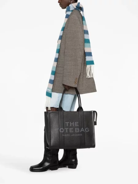 Didelis odinė rankinė Marc Jacobs juoda