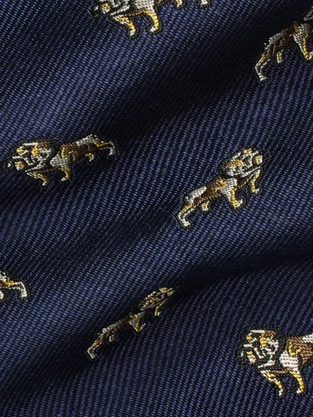 Mănuși Polo Ralph Lauren cu broderie tricotate în carouri albastru