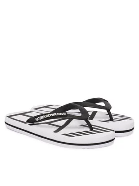 Šlepetės per pirštą Emporio Armani balta