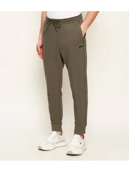 BOSS GREEN Pantaloni de trening JT_Join Hadiko | stretch verde