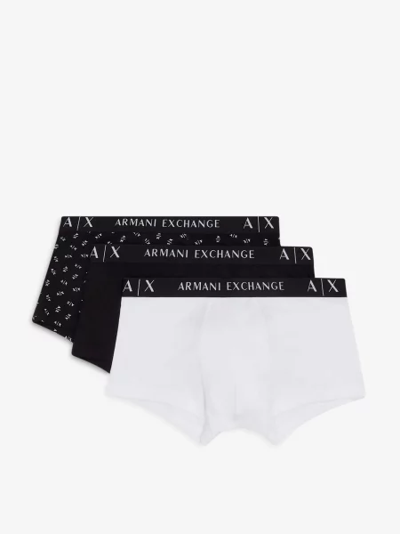 Набір трусів Armani Exchange білий/чорний білі