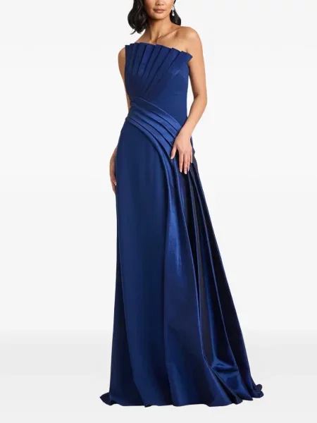 Maxi suknele Tadashi Shoji be petnešėlių mėlyna