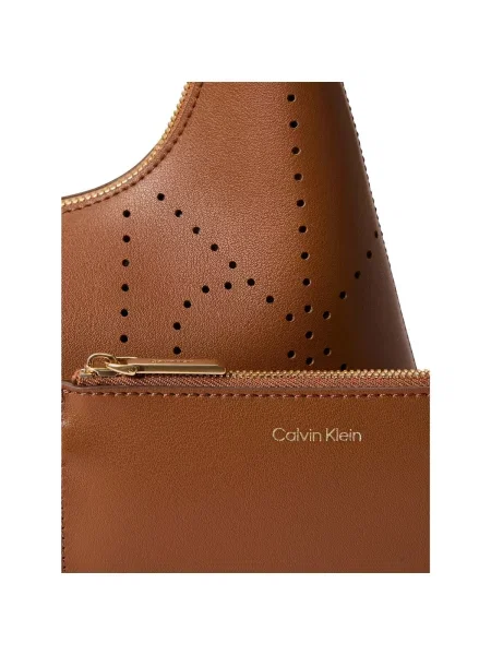 Kabelka Calvin Klein hnědá