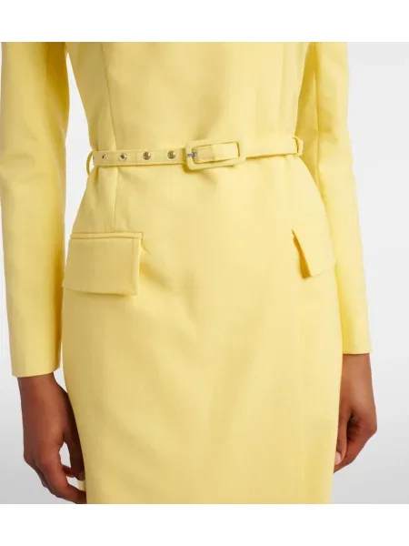 Rochie midi Emilia Wickstead galben