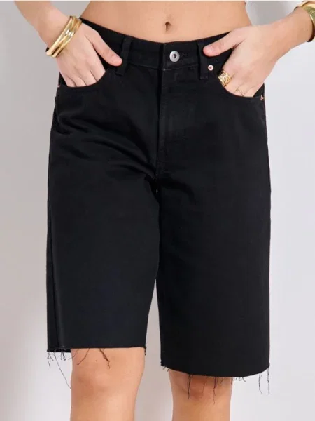 Бермуды Sinsay черные