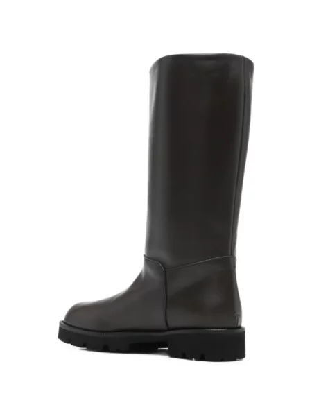 Cizme Dear Frances din piele maro