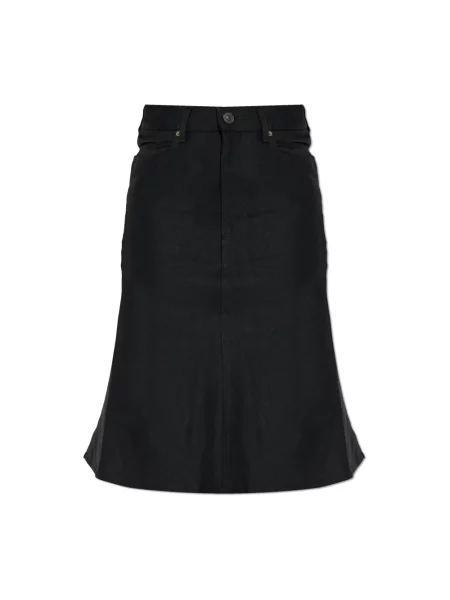 Spódnica jeansowa Balenciaga czarna