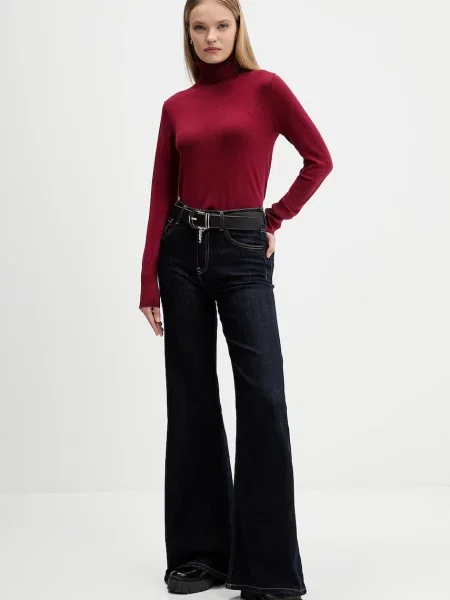 Светр Guess Jeans гольф чорний