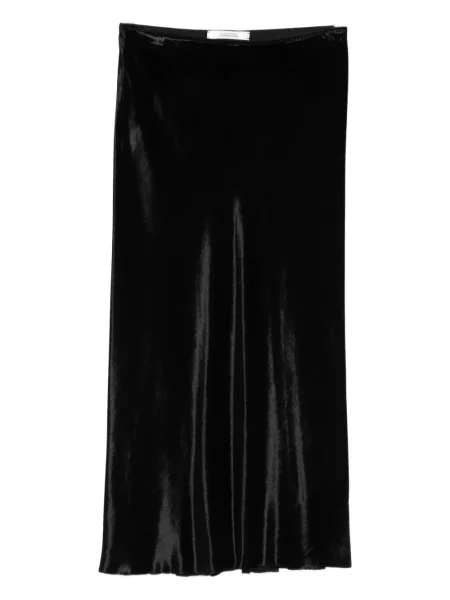 Fustă midi Dorothee Schumacher până la genunchi negru