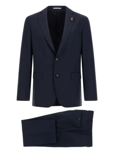 Garnitur Pal Zileri garniturowy jednorzędowy niebieski