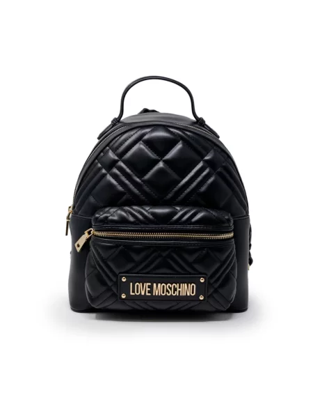 Plecak Love Moschino pikowany czarny