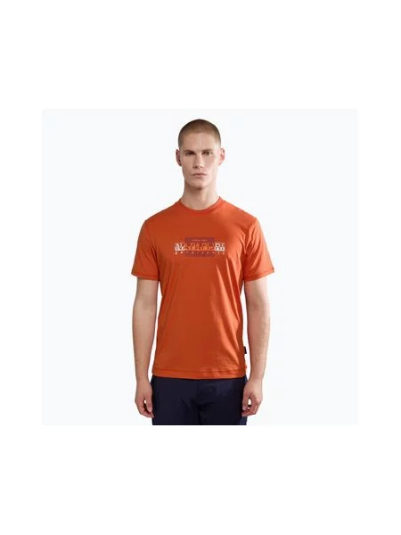 Футболка Napapijri S-Smallwood orange burnt помаранчева