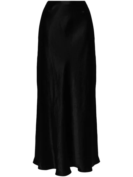 Maxi fusta maxi Vince din satin negru