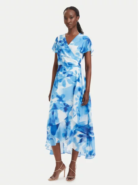 Joseph Ribkoff Rochie cocktail deschis albastru