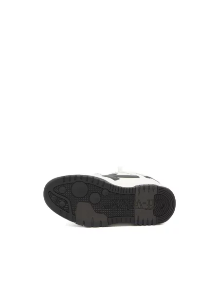 Sneakersy Off-white skórzane biznesowe białe