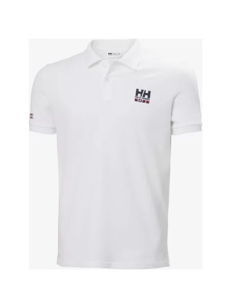 Polo Helly Hansen Toulon Graphic krótki rękaw polarowy S biały