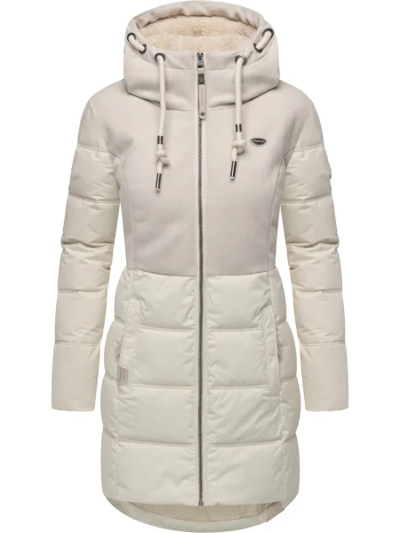 Ragwear Palton de iarnă Ashani ecru