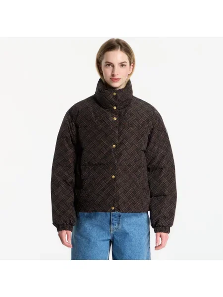 Яке Tommy Hilfiger Down Monogram Puffer Black Line Brick Flag S черно