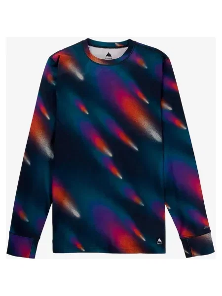 Koszulka termoaktywna Burton Midweight Crewneck długa multikolor XL niebieska