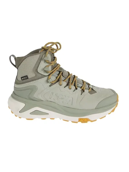 Buty trekkingowe Hoka One One skórzane zielone