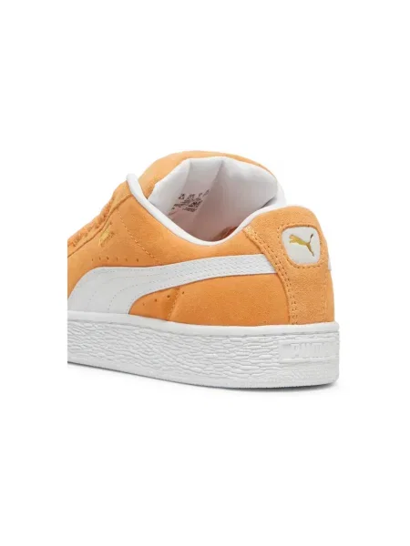 Pantofi Puma din piele de căprioară alb