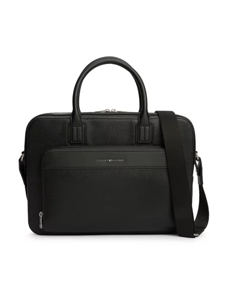 Taška na laptop Tommy Hilfiger Th Central Slim Computer Bag čierna