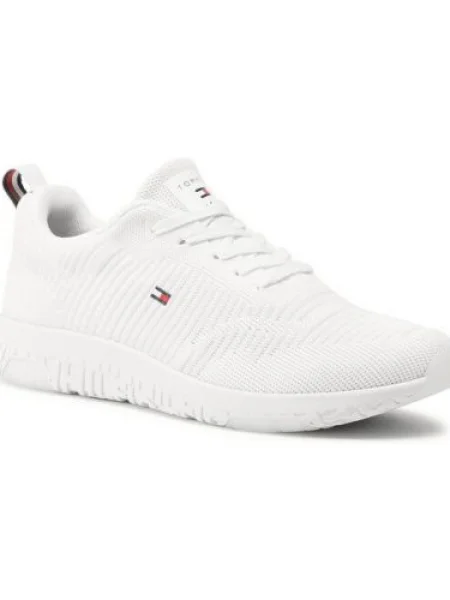 Tommy Hilfiger Sportcipő Corporate Knit Rib Runner Fehér