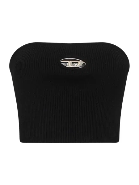 Top Diesel o krotszym kroju retro czarny