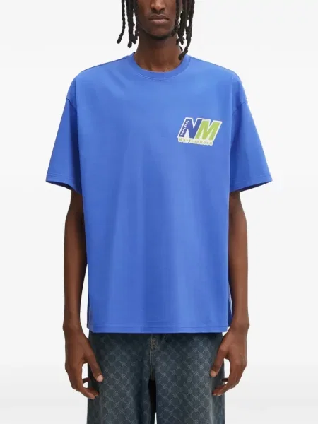 Tricou Napapijri cu imagine albastru