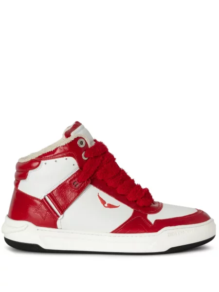 Sneakerși Zadig&voltaire din piele alb