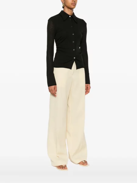 Dlouhé polotričko Nanushka černé